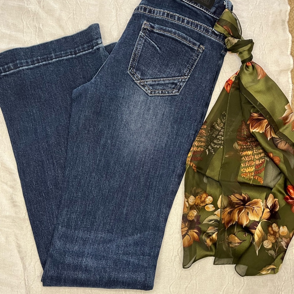 Rock & Roll Cowgirl Dark Blue Boot Cut Jeans